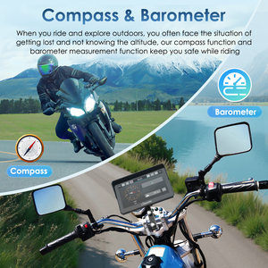 Мотоциклетный <span class=keywords><strong>GPS</strong></span>-навигатор Carpuride W702S PRO с беспроводным CarPlay и Android Auto, умный дисплей для мотоцикла, навигация, Wi-Fi, Bluetooth - Product Image 5