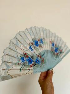 Abanico de bambú plegable Kalakaari | Edición artística | Estampados étnicos | Certificado - Product Image 5