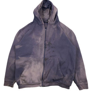 Acid washed hoodies séchage rapide respirant pierre lavé surdimensionné vintage hoodies respirant OEM soleil délavé sweat à capuche pas cher prix - Product Image 5