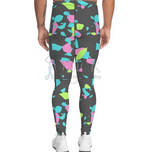 Leggings Deportivos de Cintura Alta para Hombre, con Efecto Push-Up, para Yoga y Fitness, de Spandex/Poliéster, Secado Rápido y Ajustables, en Oferta - Product Image 3