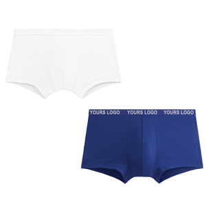 Eco-Friendly <b>Men</b> <b>Boxer</b> <b>Shorts</b> European Form Brief For <b>Men</b> 95%Cotton 5% Spandex Custom Logo Underwear For <b>Men</b> Made In Vietnam - Product Image 1