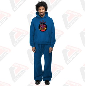 Conjunto de chándal de 2 piezas ultra cómodo y elegante para hombre Patrón sólido - Product Image 1