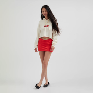 Sweat à capuche à manches courtes pour femmes T Girls Autumn Thin Hooded Crop Top Hoodies pour femmes - Product Image 4