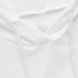 Vente en gros de sweats à capuche courts pour femmes, hiver, mélange polyester/coton, respirant, doux, imprimé sur le devant, personnalisable, livraison directe d'usine - Product Image 3