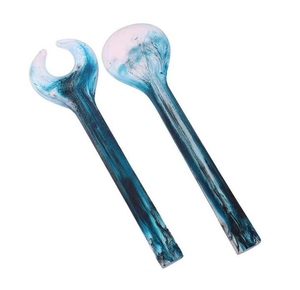 Cucharas de vajilla de resina de alta calidad de lujo para hoteles, restaurantes, cafeterías para decoración de mesa de cocina - Product Image 2