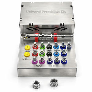 Herramienta de Torque Manual Universal para Implantes Dentales, Destornillador de Trinquete de Acero Inoxidable, Restauración Protésica de Coronas, Agarre Ergonómico, CE - Product Image 2