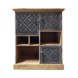 Aparador alto de madera de mango Sahara - Product Image 1