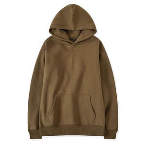 Venta al por mayor llano personalizado impreso bordado 100 algodón hombres Sudadera con capucha sin cuerda unisex pulóver peso pesado hombres sudaderas con capucha - Product Image 1