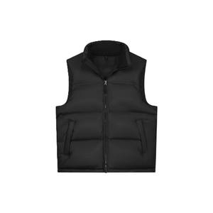 Polyester Filled Breathable Sustainable Waterproof Puffer <b>Sleeveless</b> Zipper Vest <b>Jacket</b> Windproof Outerwear Winter Plus Size - Product Image 2