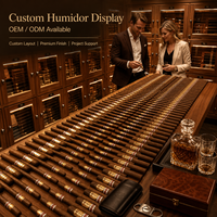 Humidor Modulaire, Salon à Cigares, Système de Ventilation pour Chambre à Cigares, Système d'Humidification pour Chambre à Cigares, Service de Projet Clé en Main pour Magasin de Tabac