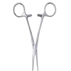 Soporte de Aguja Quirúrgica Dental Médica de Acero Inoxidable, Pinza Hemostática Recta, Herramienta Quirúrgica de Codo, 14/16/18cm - Product Image 3