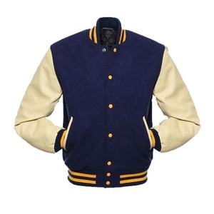 Chaqueta con letras de invierno con estilo para hombre superventas a prueba de viento con cuello levantado bordado ODM OEM servicio disponible - Product Image 1