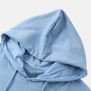 Haute Qualité 500 GSM Coton Épais Blanc Plaine Lourd Surdimensionné Hoodies No String Unisexe Logo Personnalisé Plus La Taille Hommes Hoodies - Product Image 3