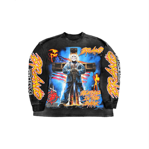 Sweat-shirts de haute qualité sur mesure, nouveau design 2026, logo en relief, sweat-shirt lourd pour homme, fabrication de sweat-shirts sur mesure - Product Image 2