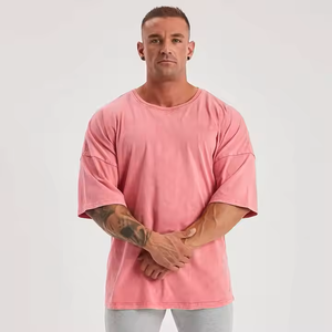 เสื้อยืดสไตล์สตรีทไซส์ใหญ่พิเศษทำจากผ้าฝ้าย100% หนา220กรัมพิมพ์ลายตัวอักษรสำหรับแบรนด์ - Product Image 4