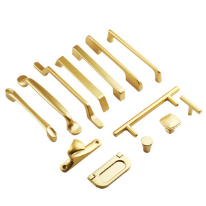 Tirador Redondo de Aleación de Aluminio Color Oro Arena para Muebles, Perilla para Armario, Cajón, Estilo Moderno Minimalista, Modelo G5231 de GQK Hardware - Product Image 2