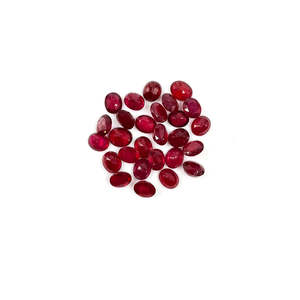 Rubis naturels de Bangkok, ovales calibrés 9x11mm 10x12mm, pierres précieuses rouges et roses, certifiées IGI, personnalisables, traitées thermiquement - Product Image 4
