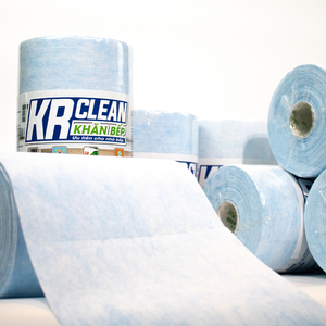 OEM & ODM Super Absorbent Kitchen Roll Wipes Durable Nonwoven Fabric Cleaning <b>Cloths</b> Vietnam Factory Direct - Product Image 3