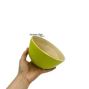 2024 bols de service en bambou jetables écologiques personnalisés décor à la maison vintage prix compétitif pour les fêtes naturelles - Product Image 4