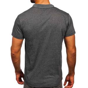 Polo para hombre personalizado liso azul algodón 100% de alta calidad - Product Image 6