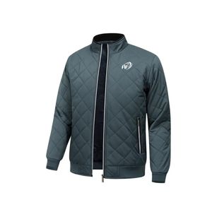 ชุดวอร์มเสื้อโค้ชสำหรับฤดูหนาวและฤดูใบไม้ผลิผ้าโพลีเอสเตอร์สองชิ้นปักลาย - Product Image 1