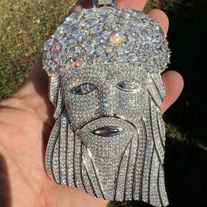 ระเบิดชื่อฮิปฮอปจี้เสน่ห์โรสโกลด์เพชรโมอิสซาไนท์สำหรับงานปาร์ตี้ - Product Image 2