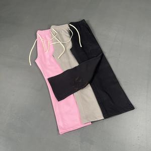 กางเกงซับเหงื่อสำหรับผู้ชายผ้าขนแกะผ้าโพลีเอสเตอร์/ ผ้าฝ้ายแบบลำลองออกแบบได้ตามต้องการสำหรับ2025 - Product Image 1