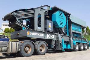 Usine de concasseur à mâchoires mobile avancée de 250 à 300 TPH avec composants de base de boîte de vitesses pour les projets miniers lourds avec moteur PLC - Product Image 4