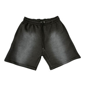 Shorts de Hombre al por Mayor con Lavado Ácido, 100% Algodón, Ligeros, de Color Sólido, Diseño Urbano, Secado Rápido, Transpirables, Servicio OEM - Product Image 2
