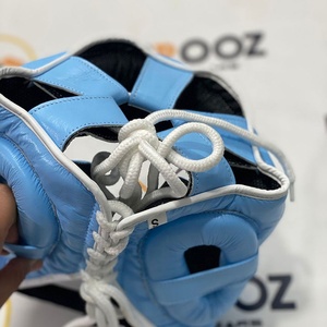 Best Seller Adjustable Professional Boxing <b>Head</b> Guard for MMA/Kickboxing <b>Training</b> Custom Genuine Leather Durable Breathable - Product Image 5