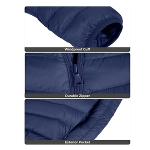 Veste matelassée d'hiver pour homme sur mesure, veste légère, veste de luxe pour l'extérieur, veste matelassée chaude pour le sport, différentes tailles, livraison DDP - Product Image 5