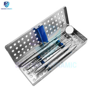 Kit de examen dental de acero inoxidable de alta calidad, superventas, Instrumentos dentales completos para estudiantes en casete - Product Image 3