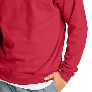 Sweats à capuche 100% coton pour hommes Logo personnalisé Sweats à capuche à épaules tombantes vierges Pull oversize Sweats à capuche et sweat-shirts lourds pour hommes - Product Image 2