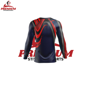 Sport Baselayer Tights Compression T Shirt Personnalisé Hommes Athlétique À Manches Longues Homme Compression Shirt - Product Image 2