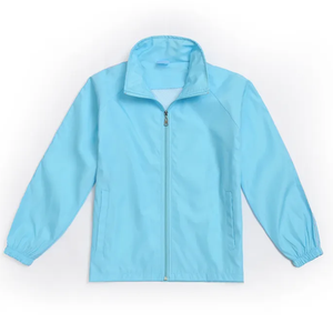 Cortavientos de invierno impermeables de alta calidad para mujer, chaqueta con capucha y media cremallera, diseño de impresión de transferencia en caliente, patrón de bolsillo - Product Image 5