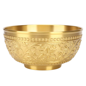Modern design Metallic Chocolate <b>bowl</b> used at homes reataurants and hotel for serving <b>dessert</b> and decoration purpose - Product Image 3