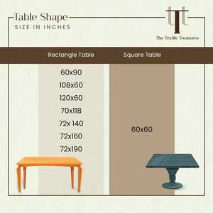 Elegante mogol acero azul hecho a mano algodón mantel indio tradicional Floral banquete Hotel comedor cubierta acero azul mano bloque - Product Image 6