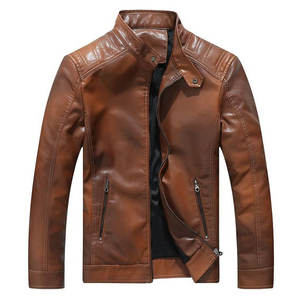 Chaqueta de Cuero para Hombre, Estilo Urbano, Chaqueta de Cuero Vintage para Hombre, Estilo Casual, Chaqueta de Cuero Premium para Hombre, Sensación Suave - Product Image 1