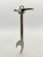 Décapsuleur miniature en zinc de 3,5 pouces, style antique, estampé sur mesure, porte-clés de pompier, accessoire de survie tactique, cadeau
