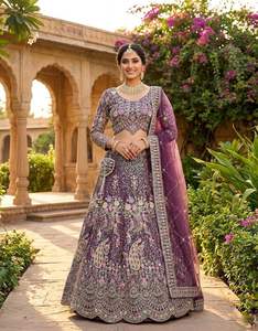 Launching 4 meter flared Coding Sequins Work Lehenga, Exceptional Quality with Can-Can and Canvas Layers, A Perfect Fusion - Product Image 4