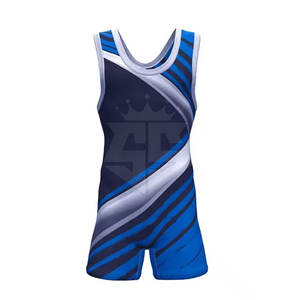 Nouveau Design OEM Service Plus Size Wrestling Singlet Personnalisé 100% Polyester Wrestling Singlets - Product Image 1