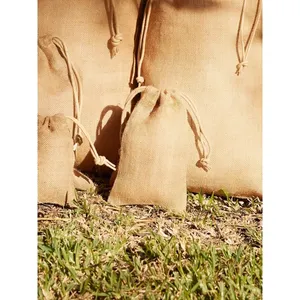 Westford Mill Jute Stuff XS Borsa Sportiva Casual con Coulisse, Eco-Sostenibile, Promozionale, India - Product Image 6