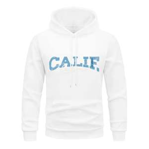 Sudadera con Capucha y Cremallera de Diseño Moderno con Letras, 100% Algodón Felpa, Capucha Ajustable, Puños Acanalados, Secado Rápido para Invierno - Product Image 3