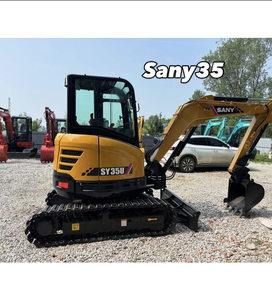 Miniexcavadora SANY de 3, 4 y 3.5 toneladas, excavadora de cadenas SY35U, excavadoras usadas SY16U, SY18U, SY26U para uso doméstico, con certificación CE, en venta. - Product Image 2
