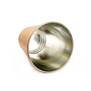 Vidrio de cobre martillado hecho a mano de Verona, Ayran, agua, café, <span class=keywords><strong>Tes</strong></span>, taza de bebida Color COBRE de 420ml, diseño tradicional - Product Image 6