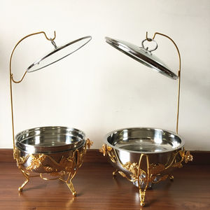 Chaffing Dish décoratif luxueux chauffe-plats plat de restauration équipement de restaurant Chaffing Dish pour Offre Spéciale - Product Image 1