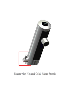 Grifo mezclador de lavabo de agua fría y caliente automático ecológico de alta calidad con certificado UPC, artículos sanitarios de Taiwán para uso en el baño - Product Image 2