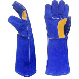 Gants de travail de haute qualité pour hommes, en cuir de vachette grainé, isolés, imperméables, pour la conduite, la soudure, la protection du travail, l'entrepôt - Product Image 2