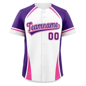 Maillot de baseball pour hommes en sublimation, couleurs et tailles personnalisées, respirant, antibactérien, anti-UV, séchage rapide, 100% - Product Image 6