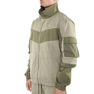 Conjunto cortavientos con cremallera, traje cortavientos hecho en Pakistán 2025, nuevo diseño, etiqueta privada personalizada - Product Image 3